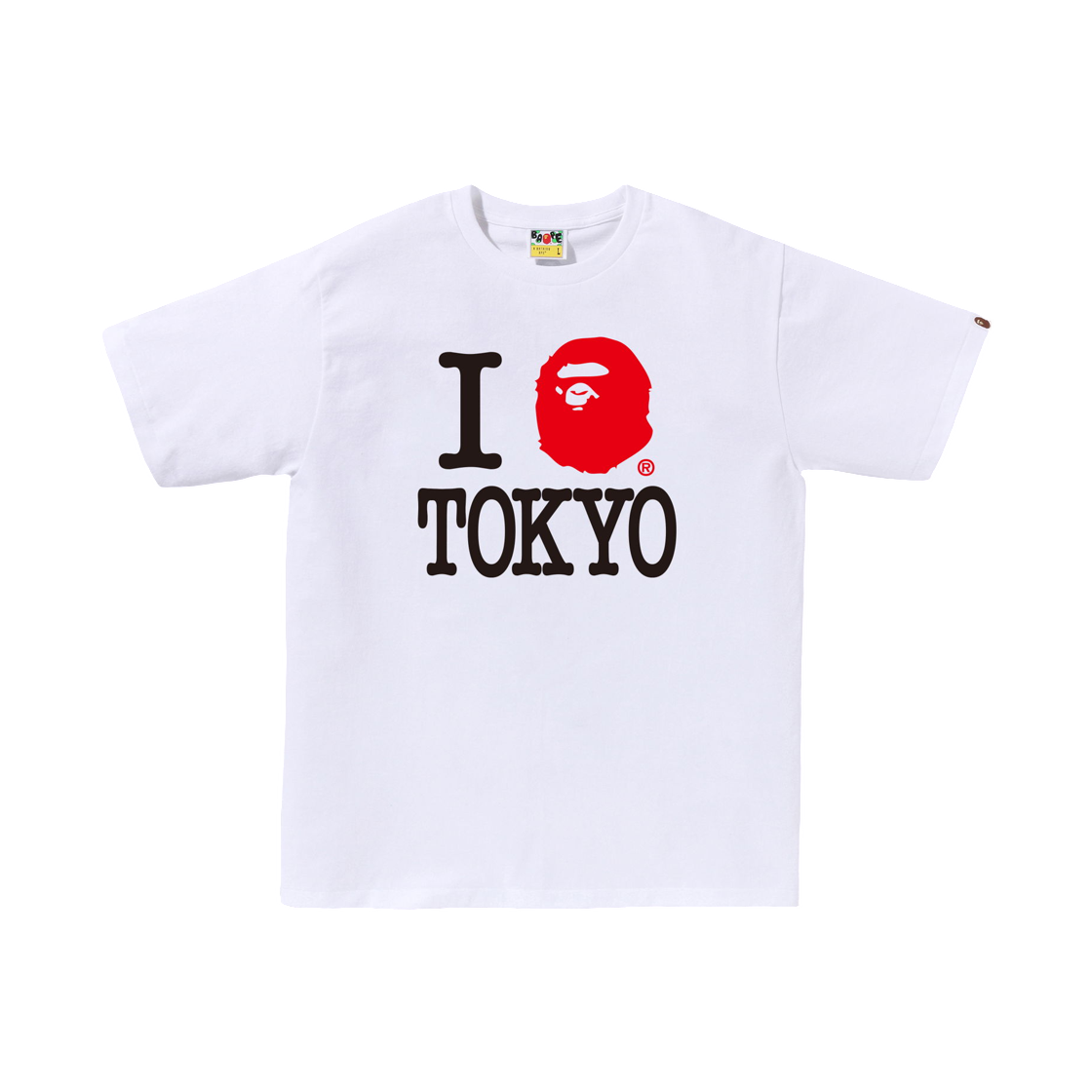베이프 아이 러브 베이프 도쿄 티셔츠 화이트 - 도쿄 스토어 한정(BAPE I Love Bape Tokyo T-Shirt White - Tokyo Store Exclusive) - 1