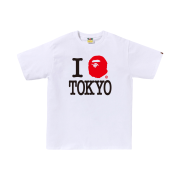 BAPE I Love Bape Tokyo T-Shirt White - Tokyo Store Exclusive