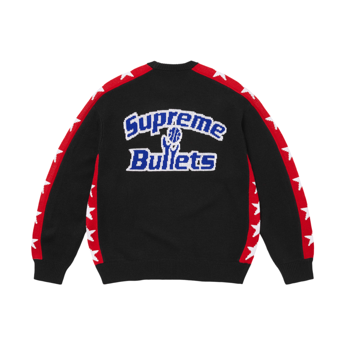 슈프림 미첼 & 네스 팀 스웨터 블랙 - 26SS(Supreme Mitchell & Ness Teams Sweater Black - 26SS) - 2