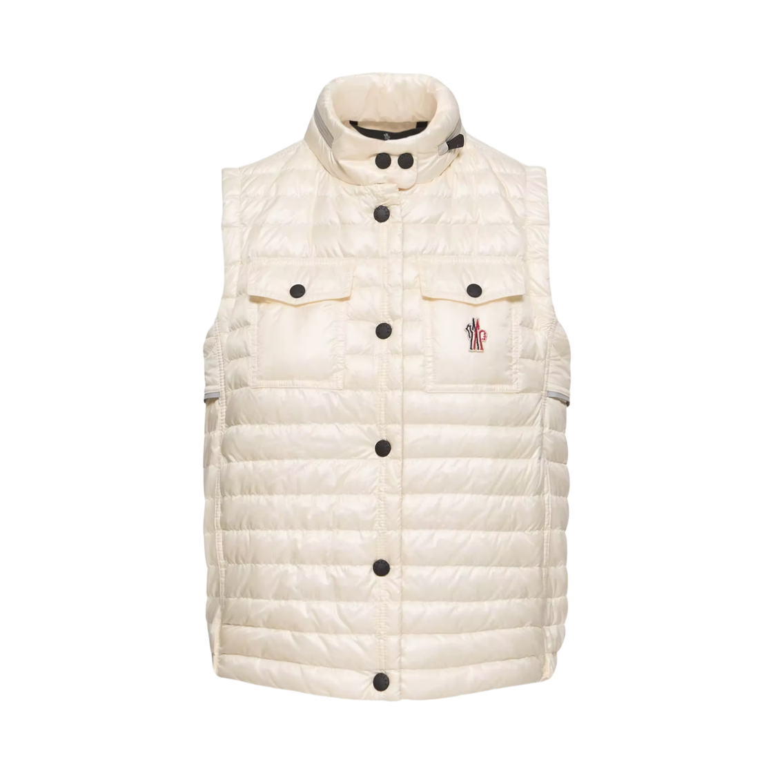 L1-098-1A00019-597X6-04A Moncler Gumiane Hooded Down Vest White Ivory