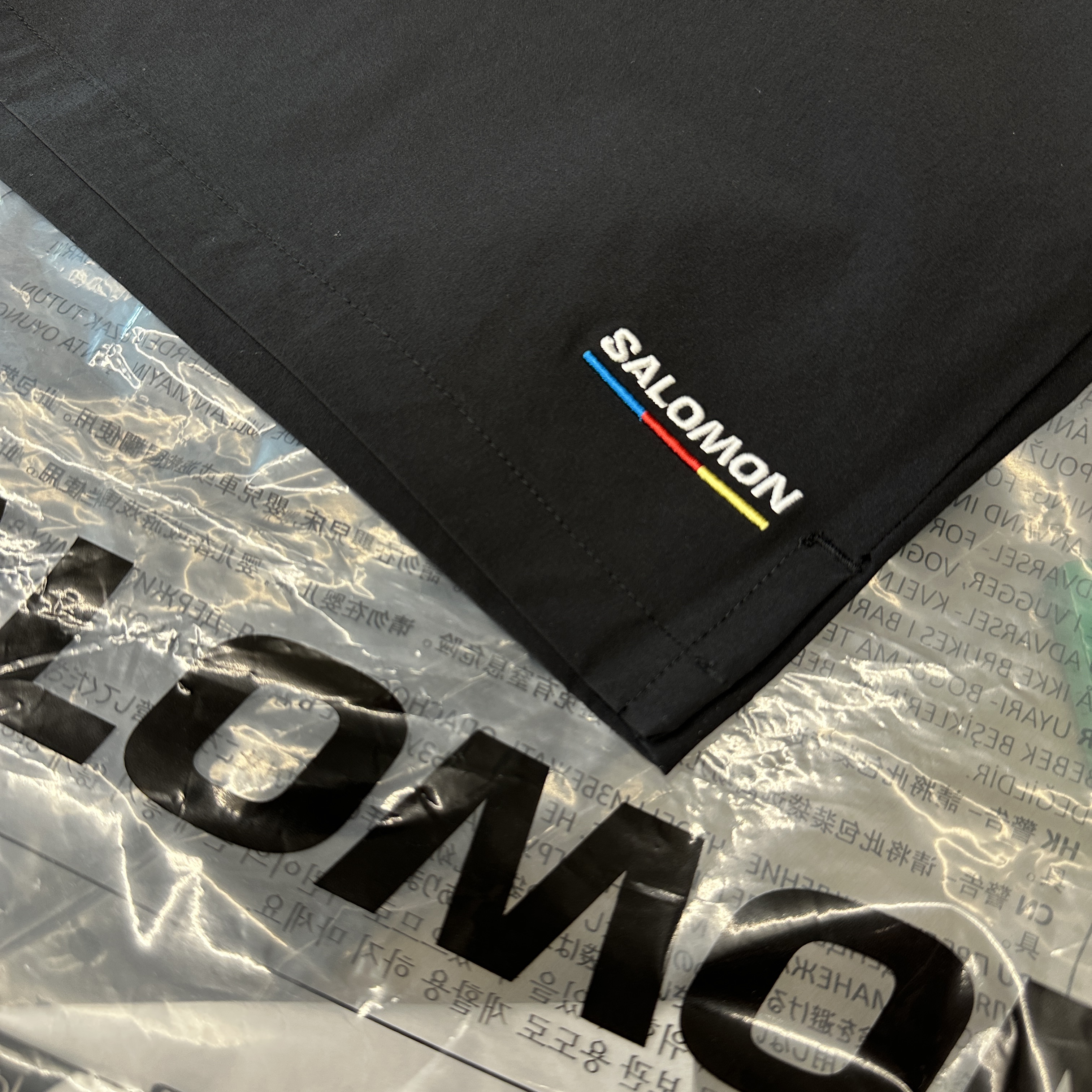 Salomon Blast 6 Shorts Black 착용 스타일 - 1