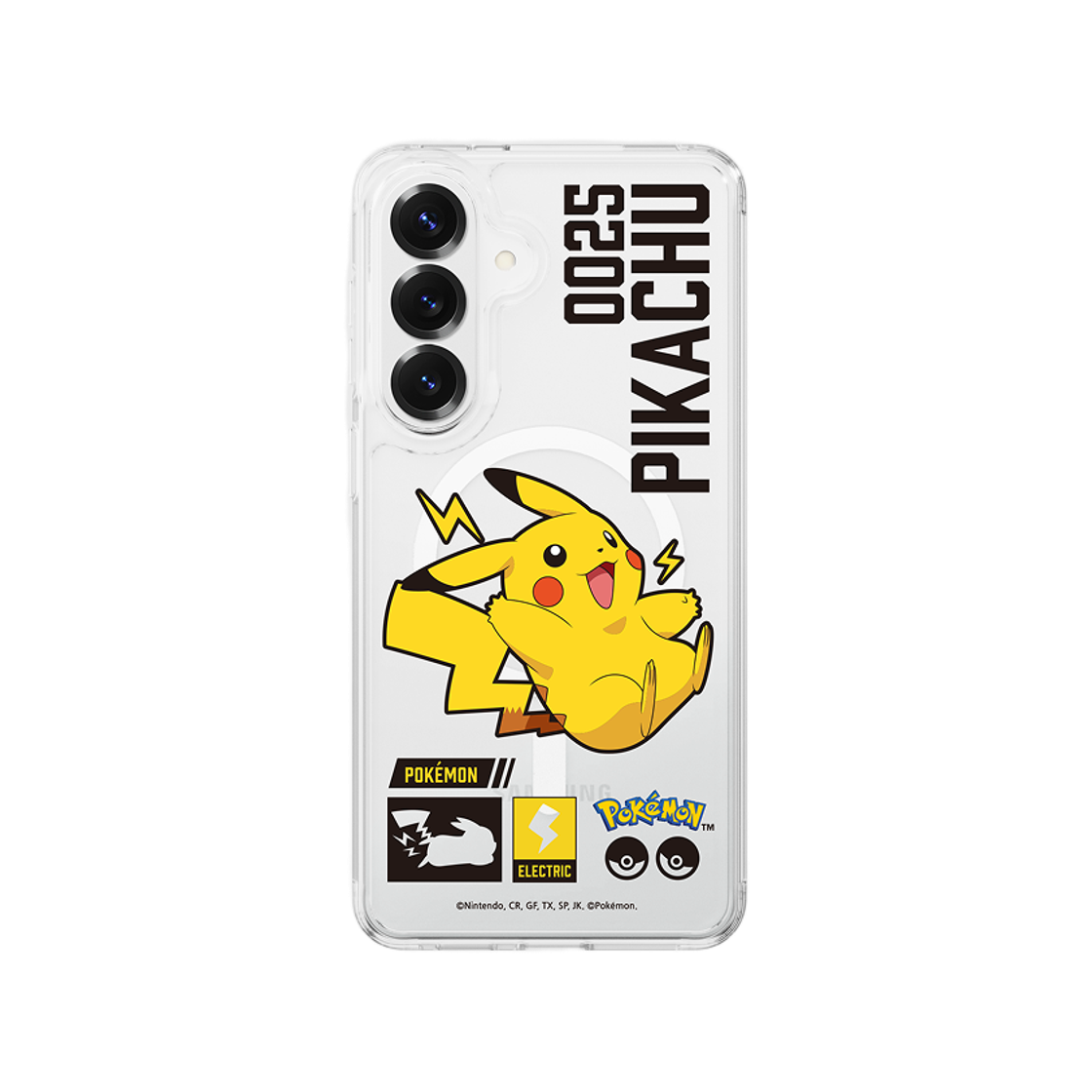 에스엘비에스 포켓몬 피카츄 인덱스 클리어 마그넷 케이스 for Galaxy S26 Series(SLBS Pokémon Pikachu Index Clear Magnet Case for Galaxy S26 Series) - 3