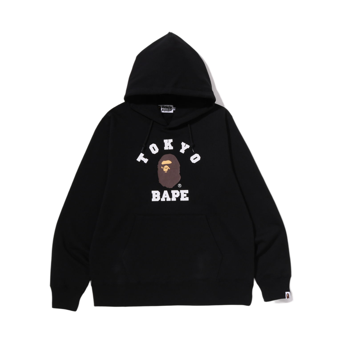 베이프 도쿄 컬리지 풀오버 후드 블랙 - 도쿄 스토어 한정(BAPE Tokyo College Pullover Hoodie Black - Tokyo Store Exclusive)