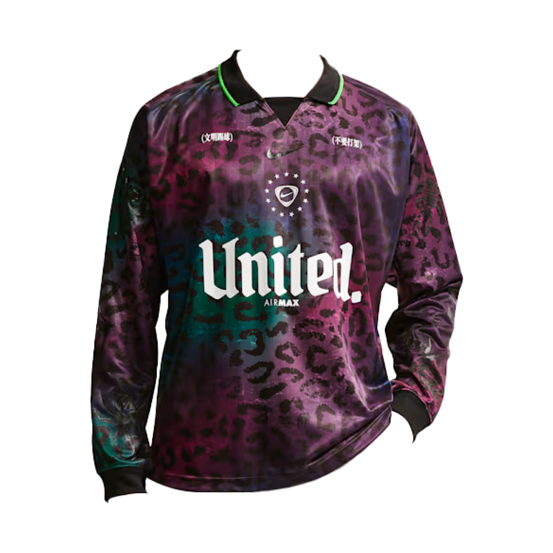 IR7587-010 Nike Mad 90 Pack Tiempo Long Sleeve Football Shirt Black (IR7587-010)
