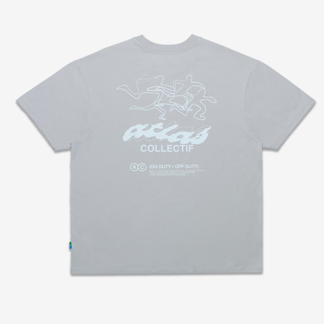 아틀라스 콜렉티프 ACRC 하이브리드 유니섹스 티 그레이(Atlas COLLECTIF ACRC Hybrid UNISEX Tee GE) - 2