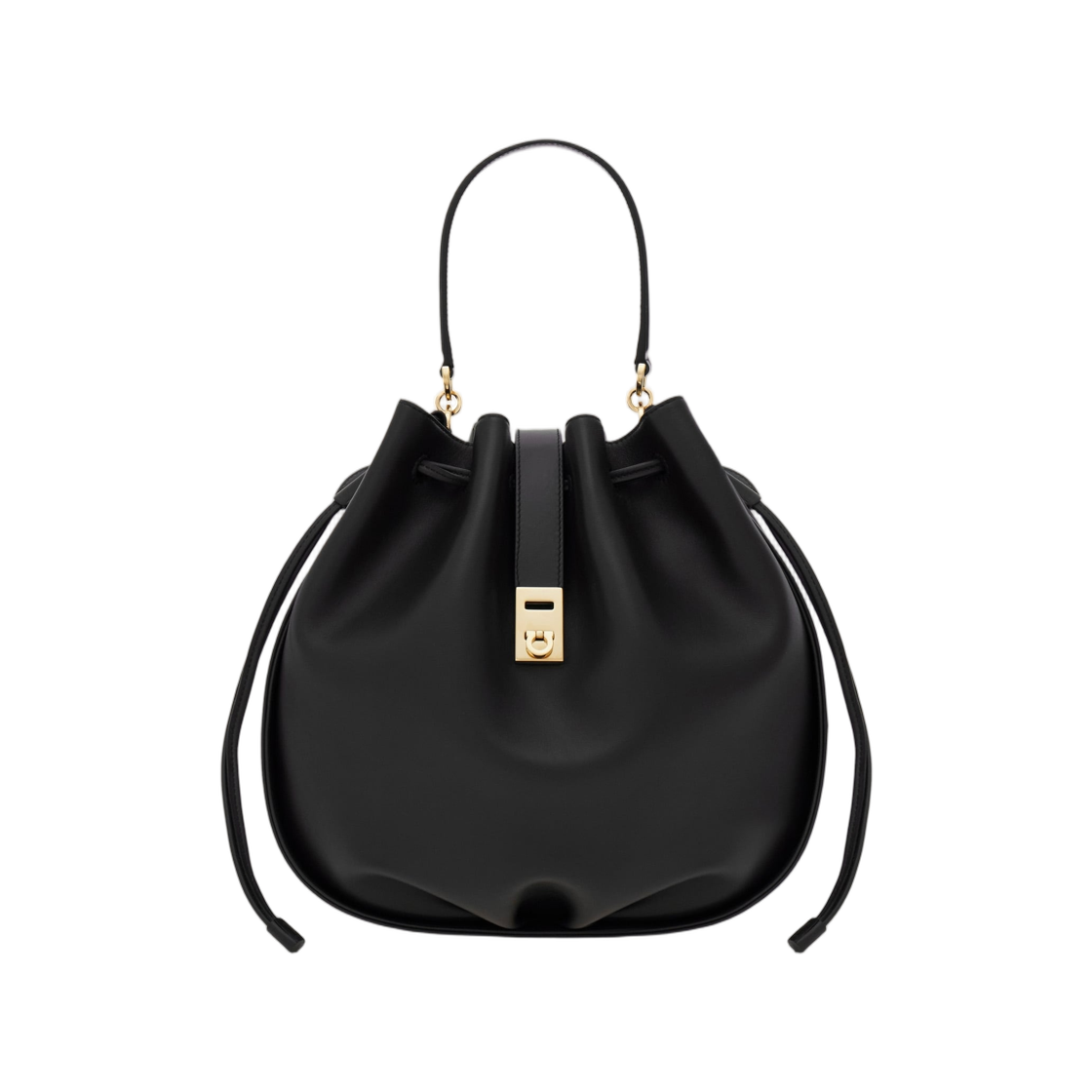 21A549-790559 Ferragamo Hug Bucket Bag Black