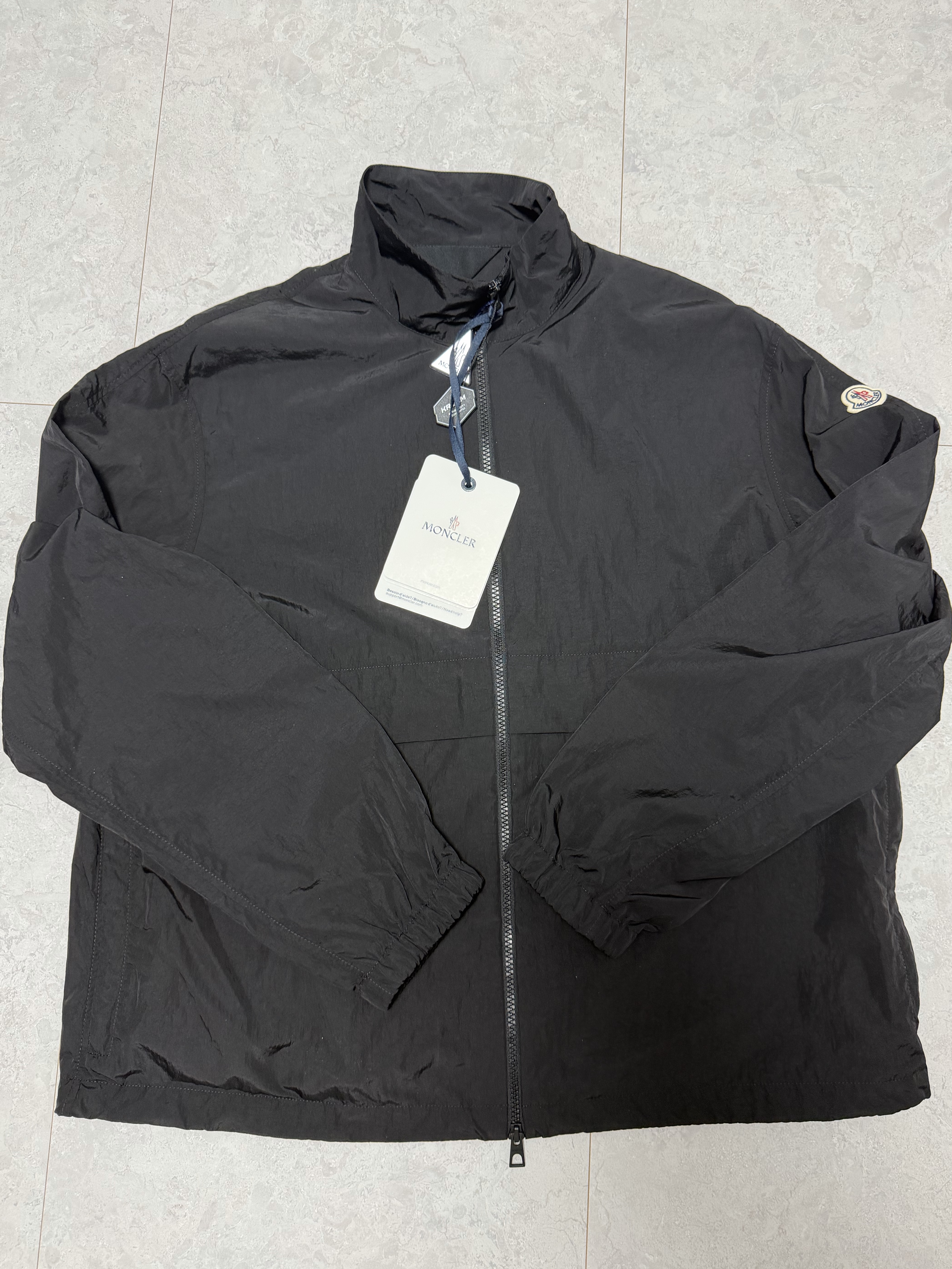 Moncler Rastaban Packable Jacket Black - 26SS 착용 스타일