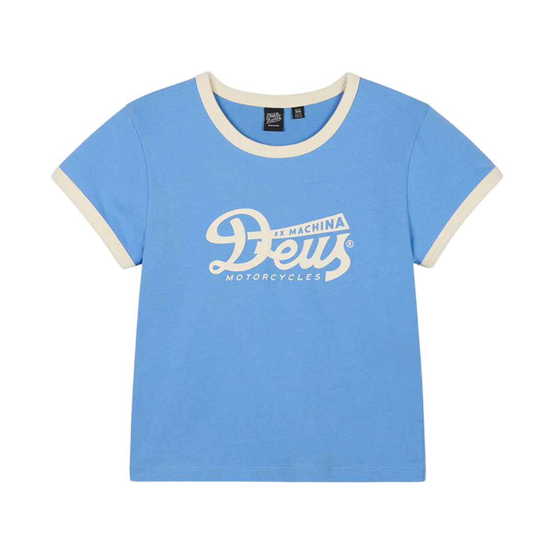 [6% 적립] 데우스 엑스 마키나 우먼 에브리데이 링거 티셔츠 스카이 블루([6% 적립] Deus Ex Machina W Everyday Ringer Tee Sky Blue) - 1