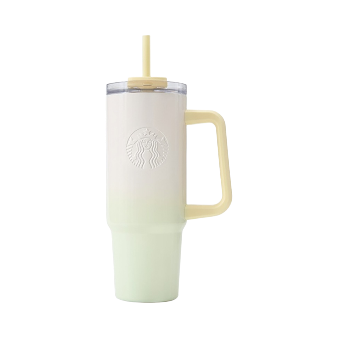 - Starbucks China Spring Sky Series Tumbler Green Yellow 900ml