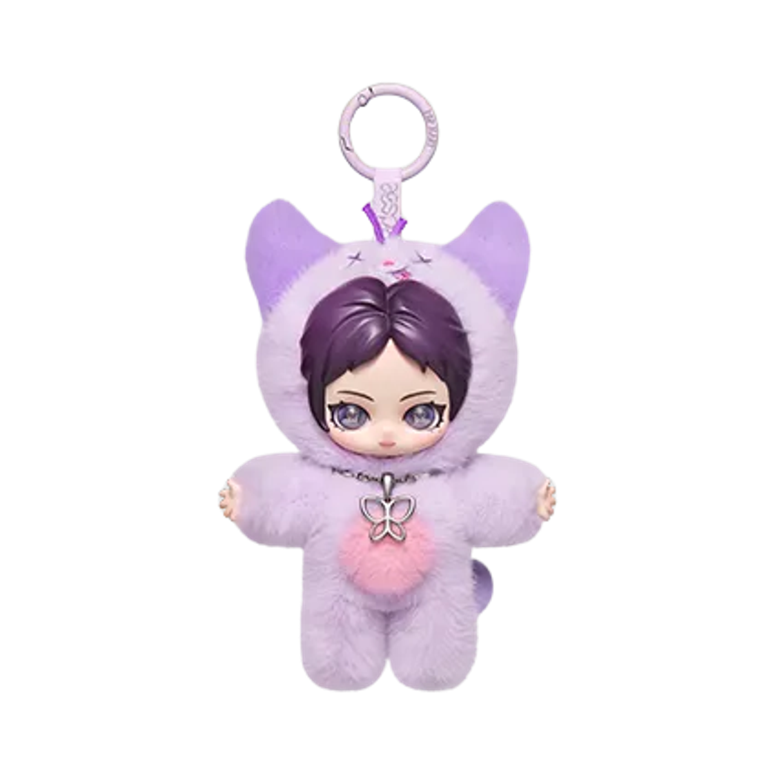 - Pop Mart x Aespa Fluffy Club Series Vinyl Plush Doll Pendant Fluffy Rwe (Ningning Ver.) (Opened Case)