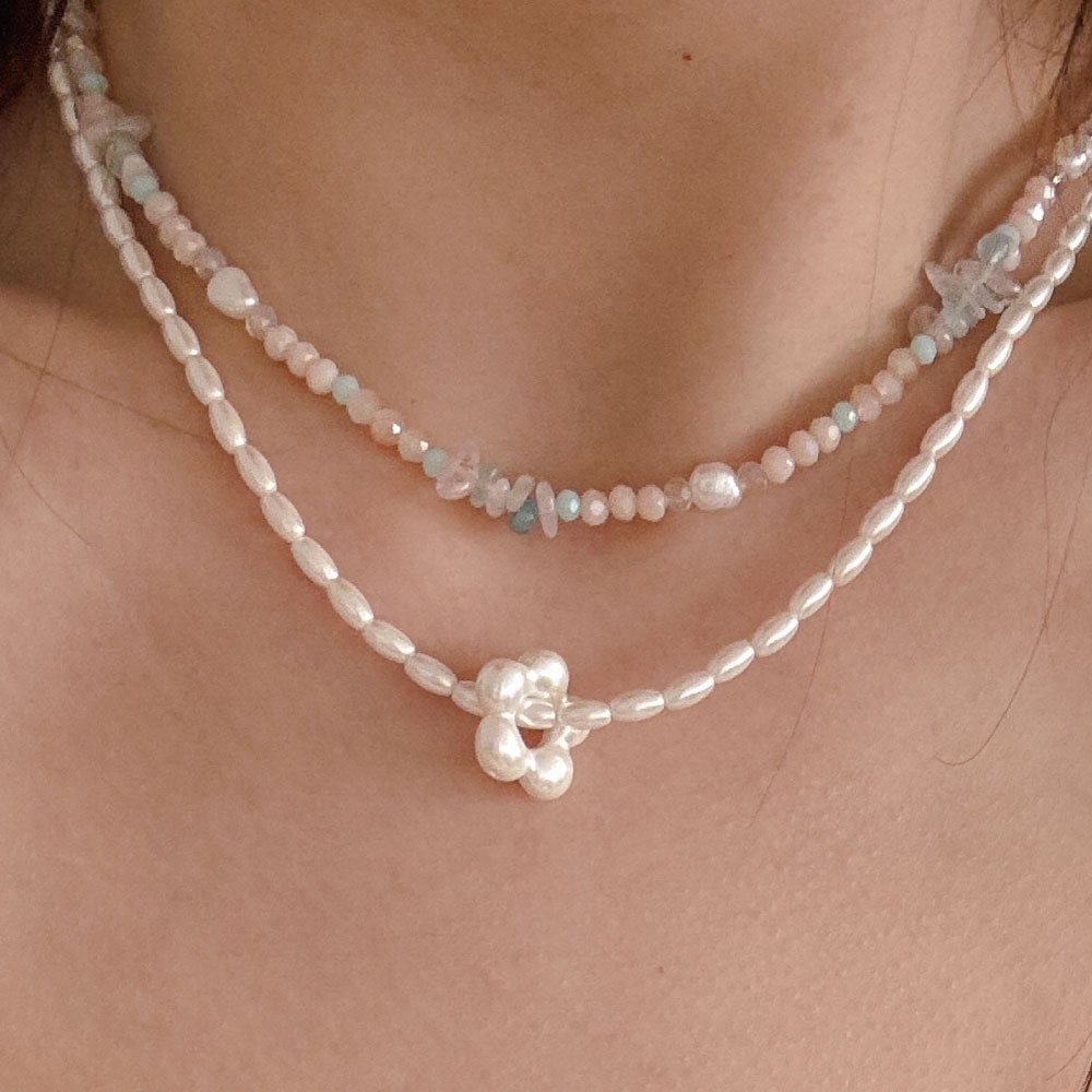 오브제213 피치 스프링 넥클리스(OBJET213 Peach Spring Necklace) - 2