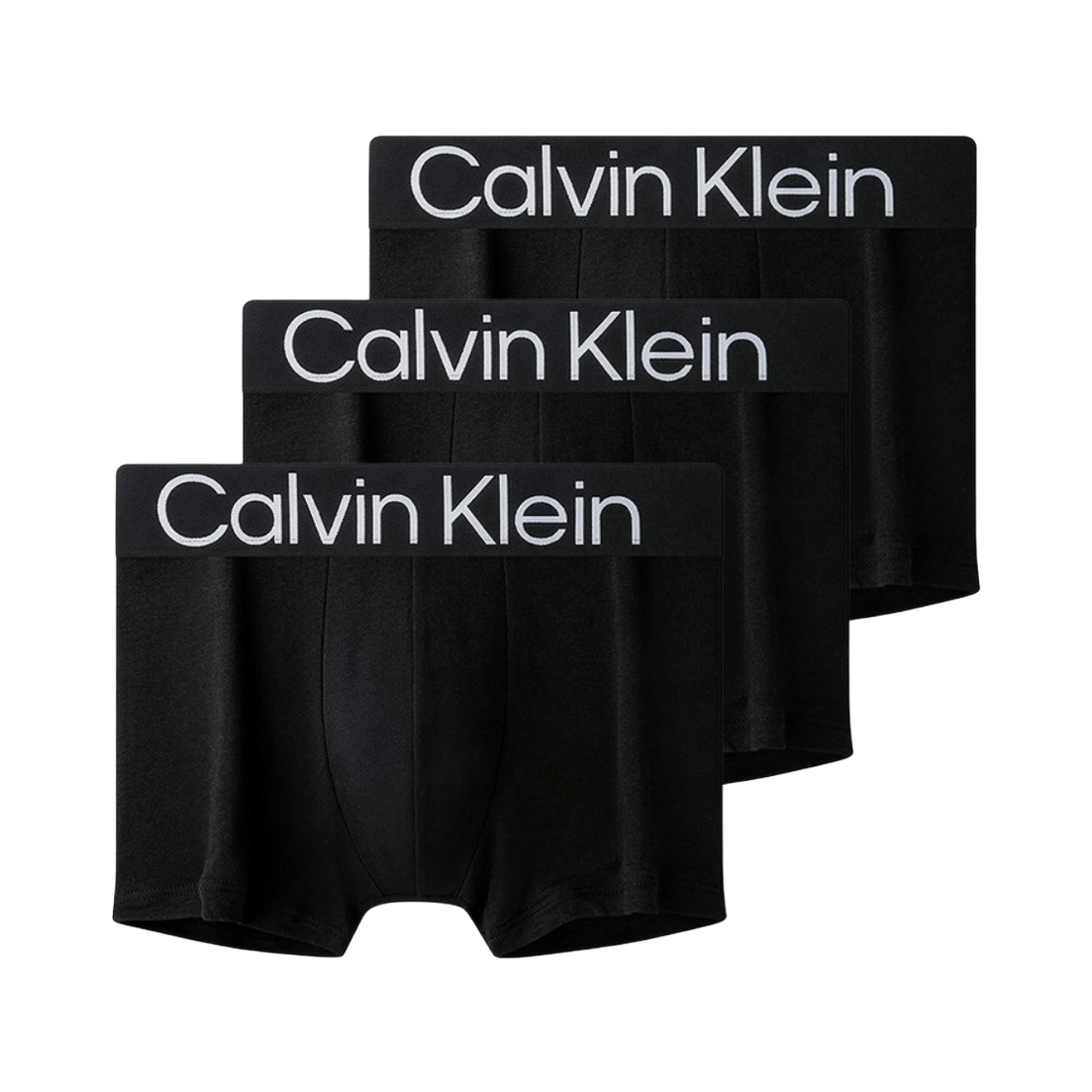 NP2832O001 Calvin Klein Cotton Stretch Bold Logo 3-pack Drawers Black