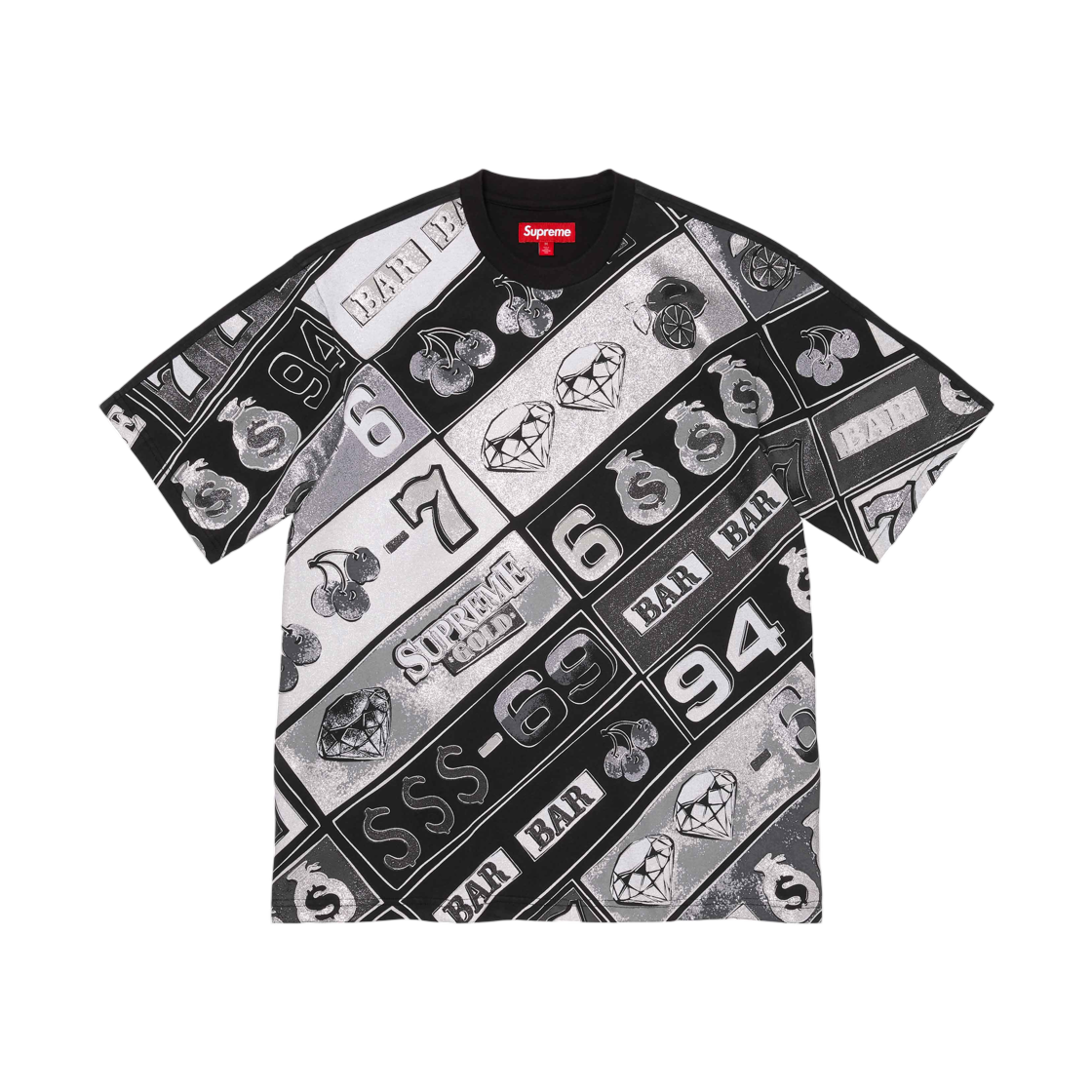 - Supreme Slot Machine S/S Top Black - 26SS