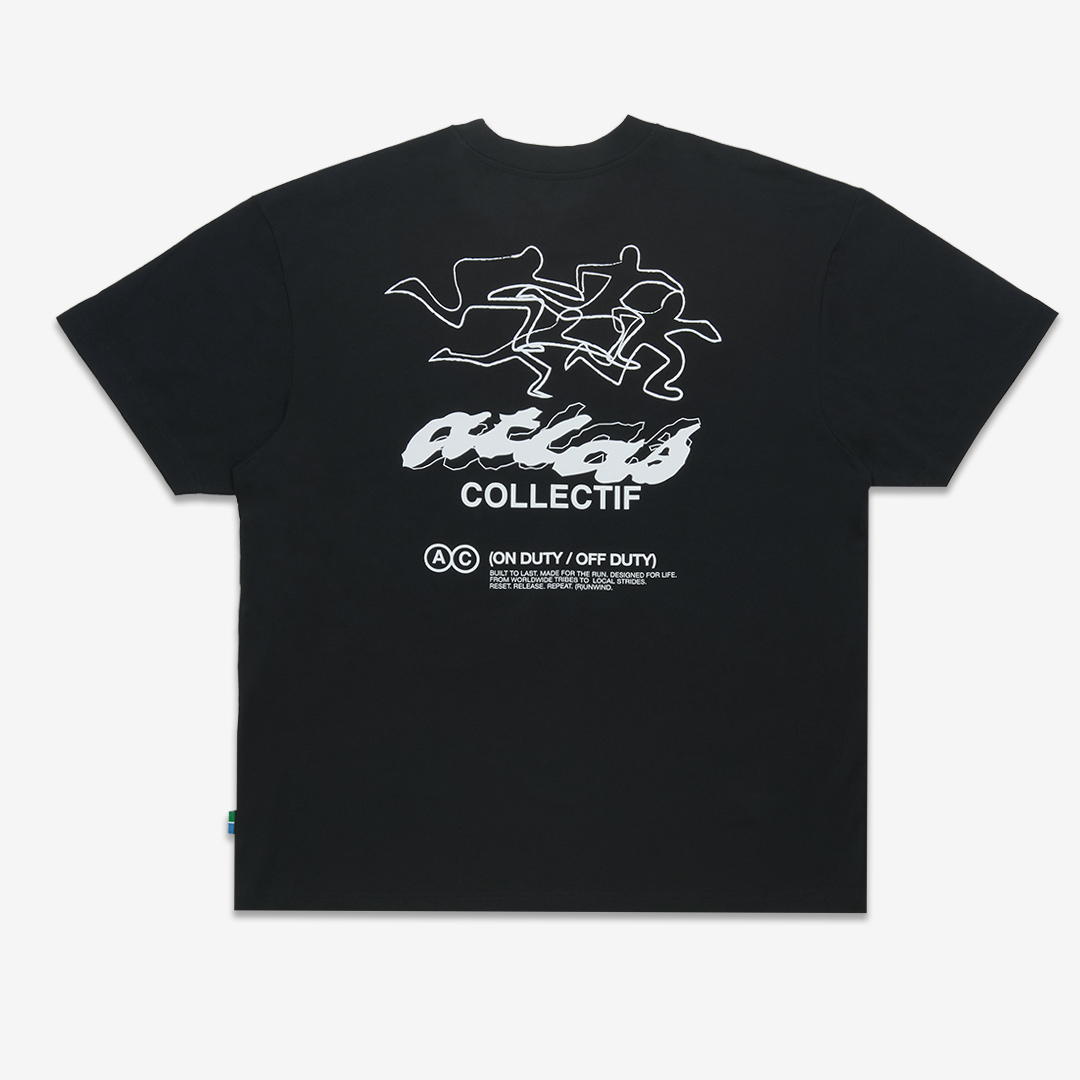 아틀라스 콜렉티프 ACRC 하이브리드 유니섹스 티 블랙(Atlas COLLECTIF ACRC Hybrid UNISEX Tee BK) - 2