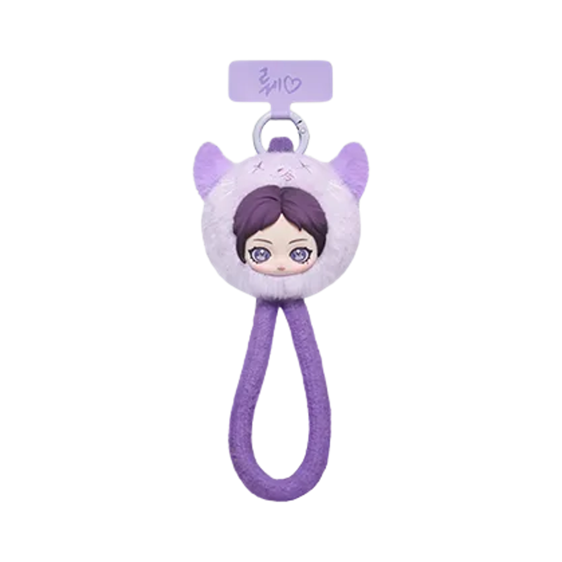 - Pop Mart x Aespa Fluffy Club Series Phone Lanyard Fluffy Rwe (Ningning Ver.) (Opened Case)