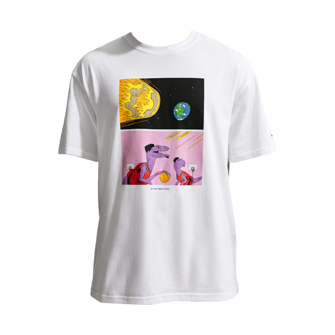 IH8561-100 Nike Lebron LeBronto Basketball T-Shirt White - Asia