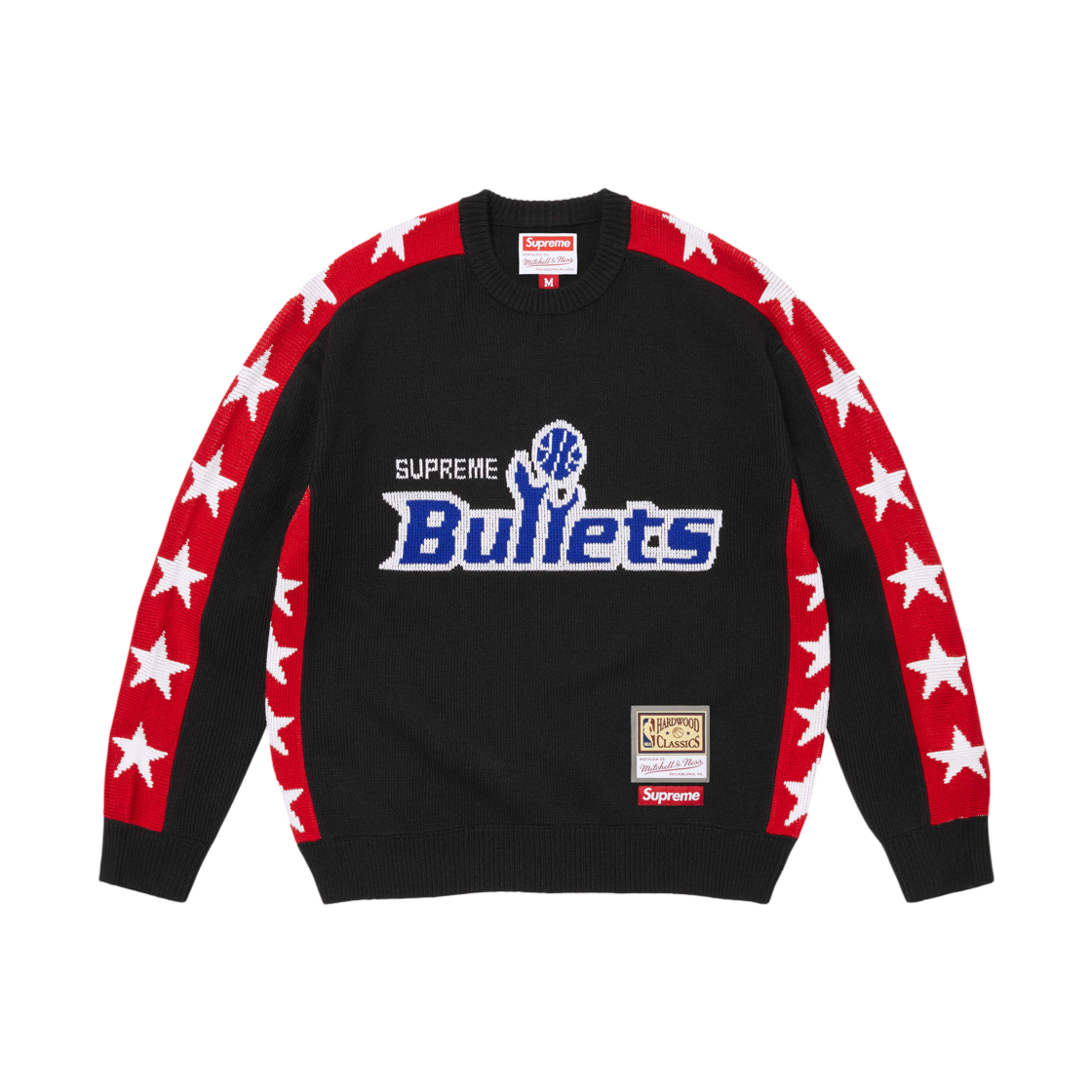 - Supreme Mitchell & Ness Teams Sweater Black - 26SS
