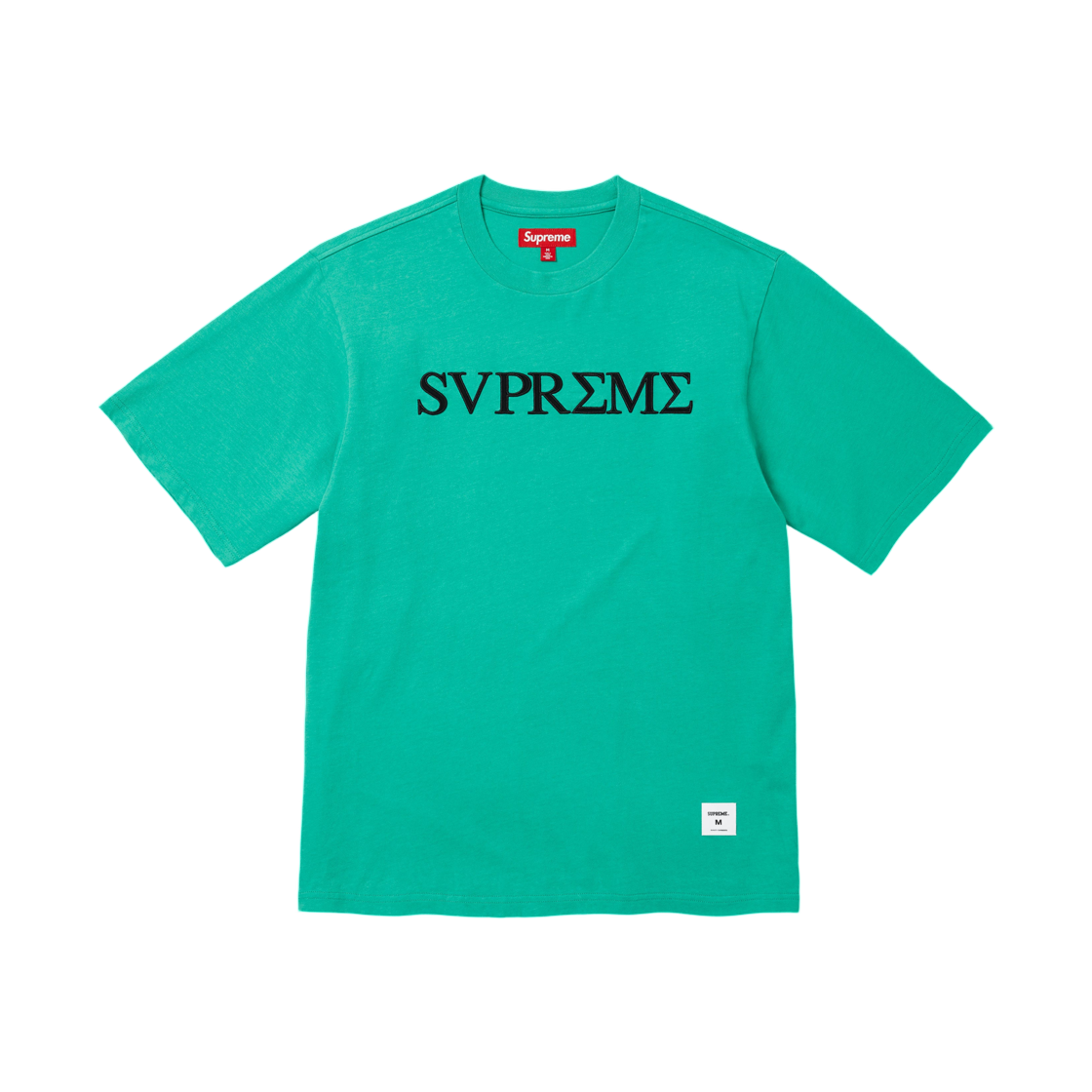 슈프림 그릭 숏슬리브 탑 아쿠아 - 26SS(Supreme Greek S/S Top Aqua - 26SS) - 1