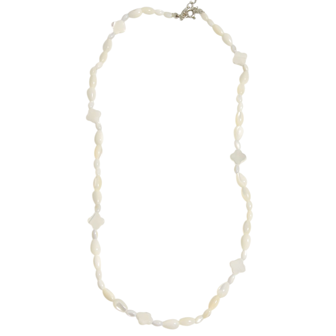 오브제213 클로버 & 자개 넥클리스(OBJET213 Clover & Shell Necklace (Silver 925))