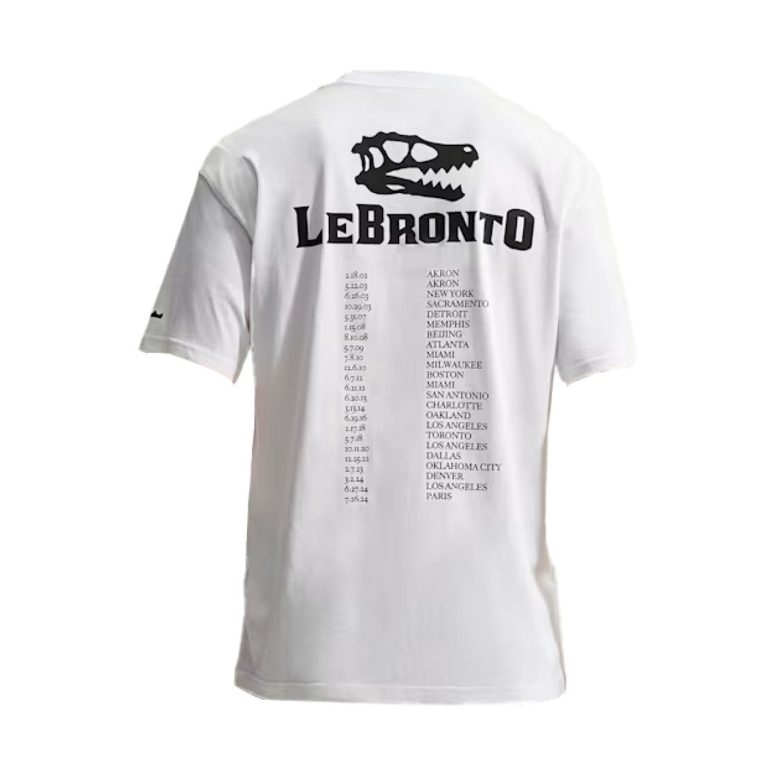 나이키 르브론 르브론토 베스킷볼 티셔츠 화이트 - 아시아(Nike Lebron LeBronto Basketball T-Shirt White - Asia) - 2