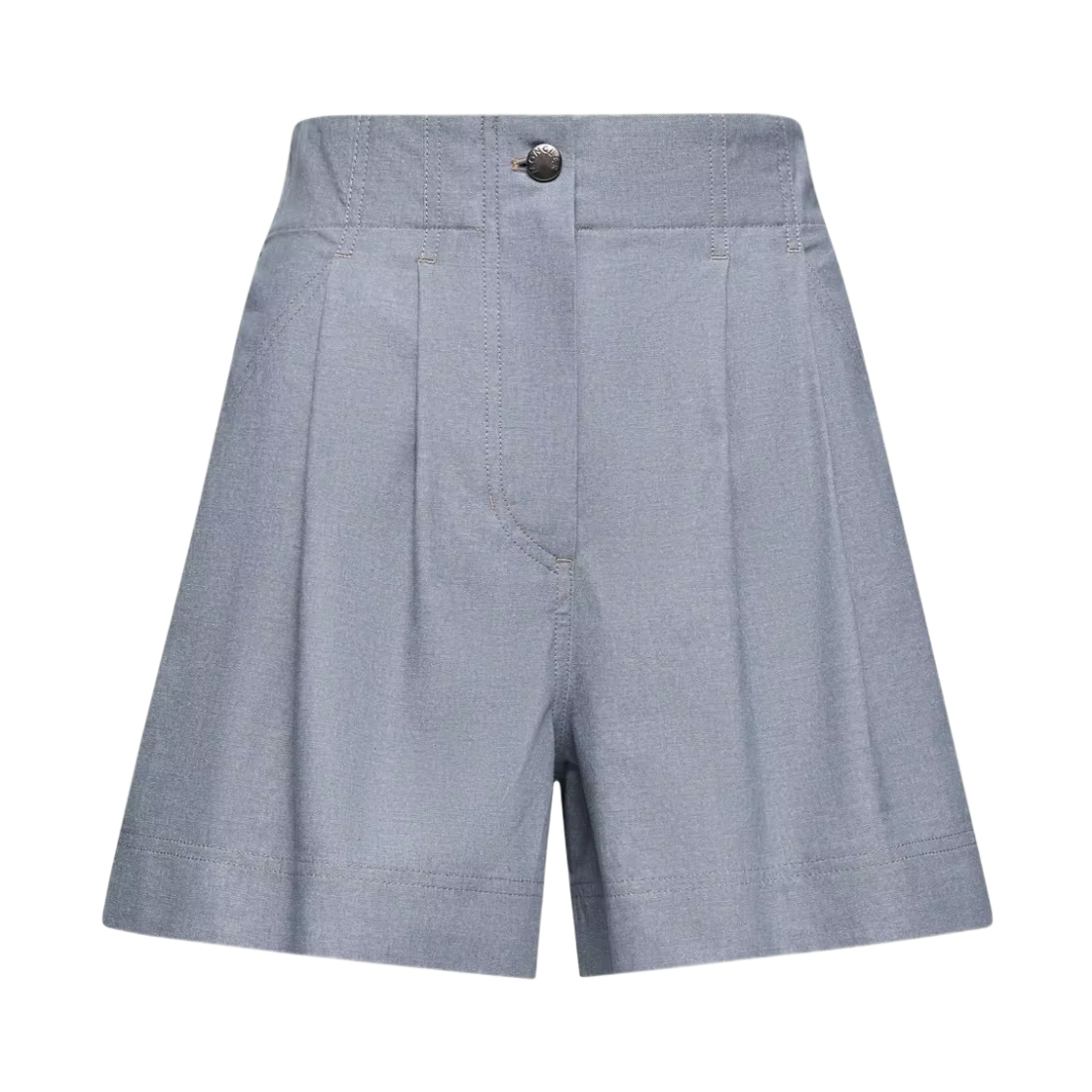 L1-098-2B00001-596RS-715 Moncler Chambray Shorts Powder Blue