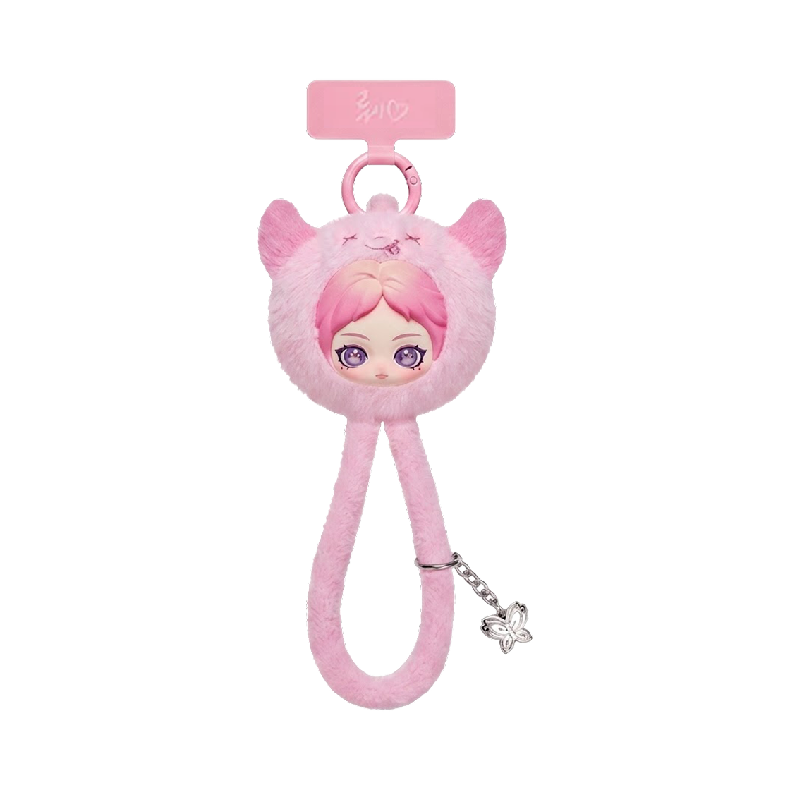 - Pop Mart x Aespa Fluffy Club Series Phone Lanyard Jelly Rwe (Ningning Ver.) (Opened Case)