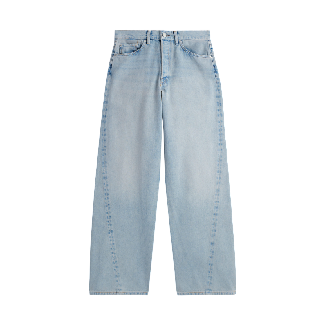 (W) 코스 파사드 스트레이트 레그 진 라이트 블루((W) COS Facade Straight Leg Jeans Light Blue) - 1