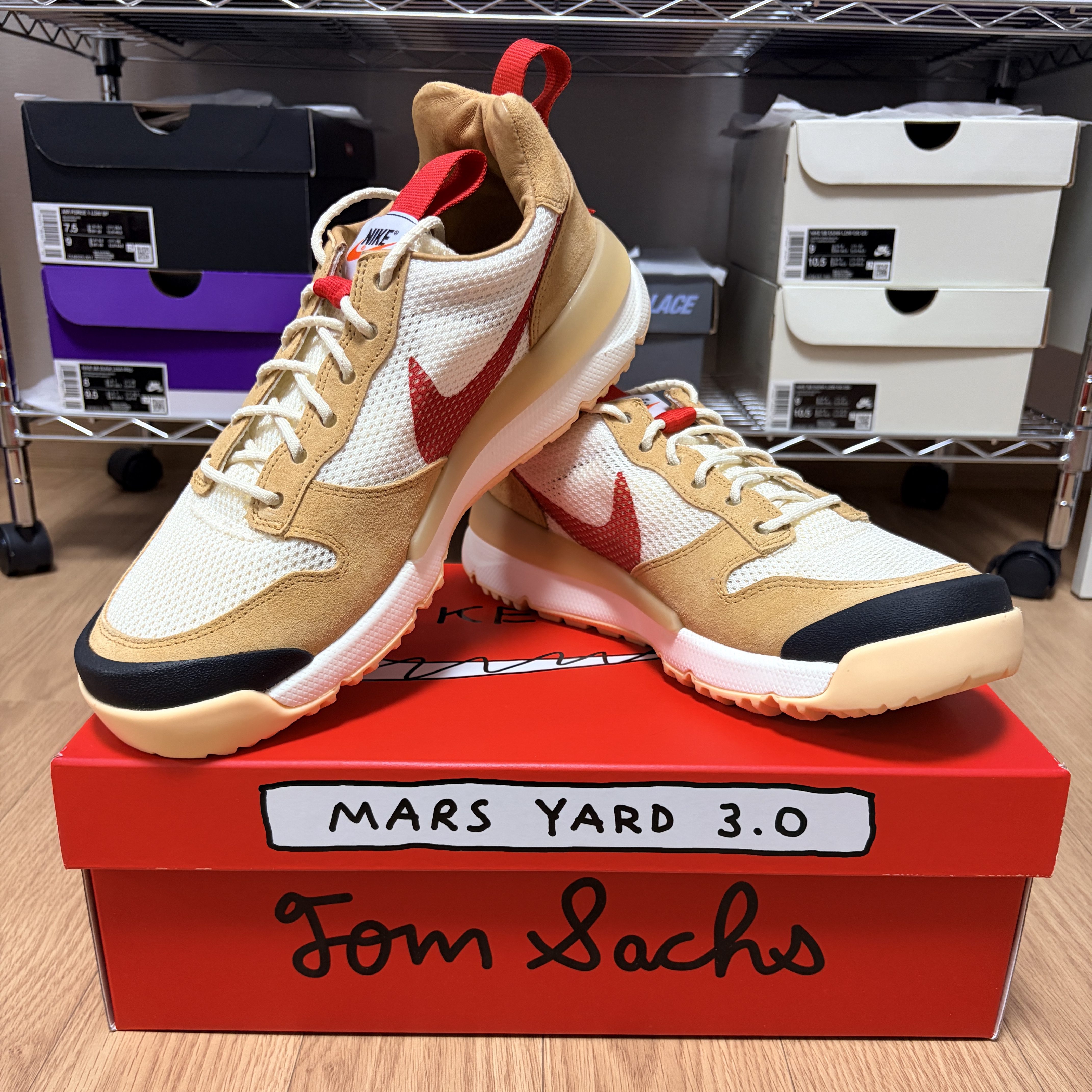 Nike x Tom Sachs Mars Yard Shoe 3.0 Space Camp 착용 스타일