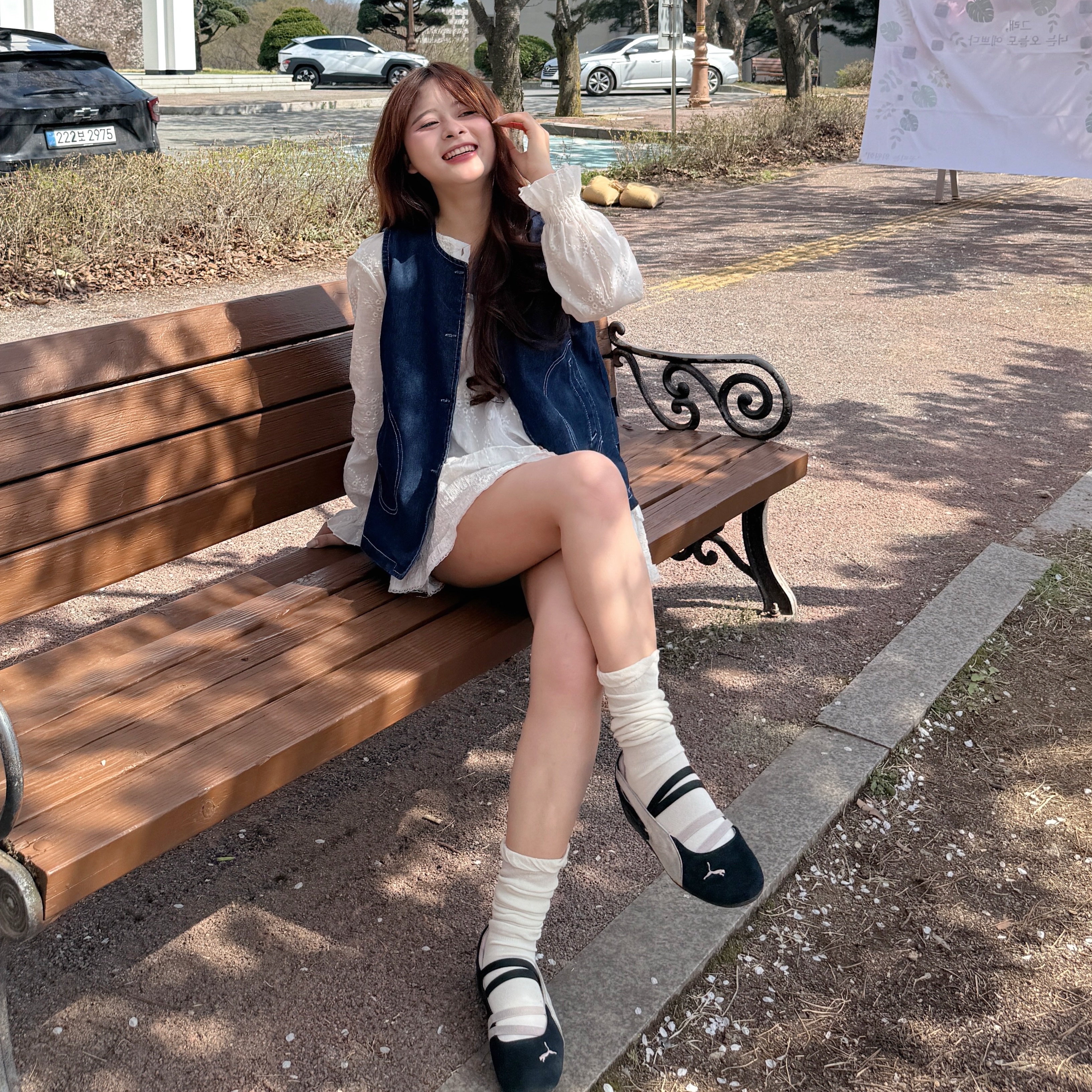 (W) Puma Speedcat Ballet Suede Puma  Black Mauve Mist 착용 스타일