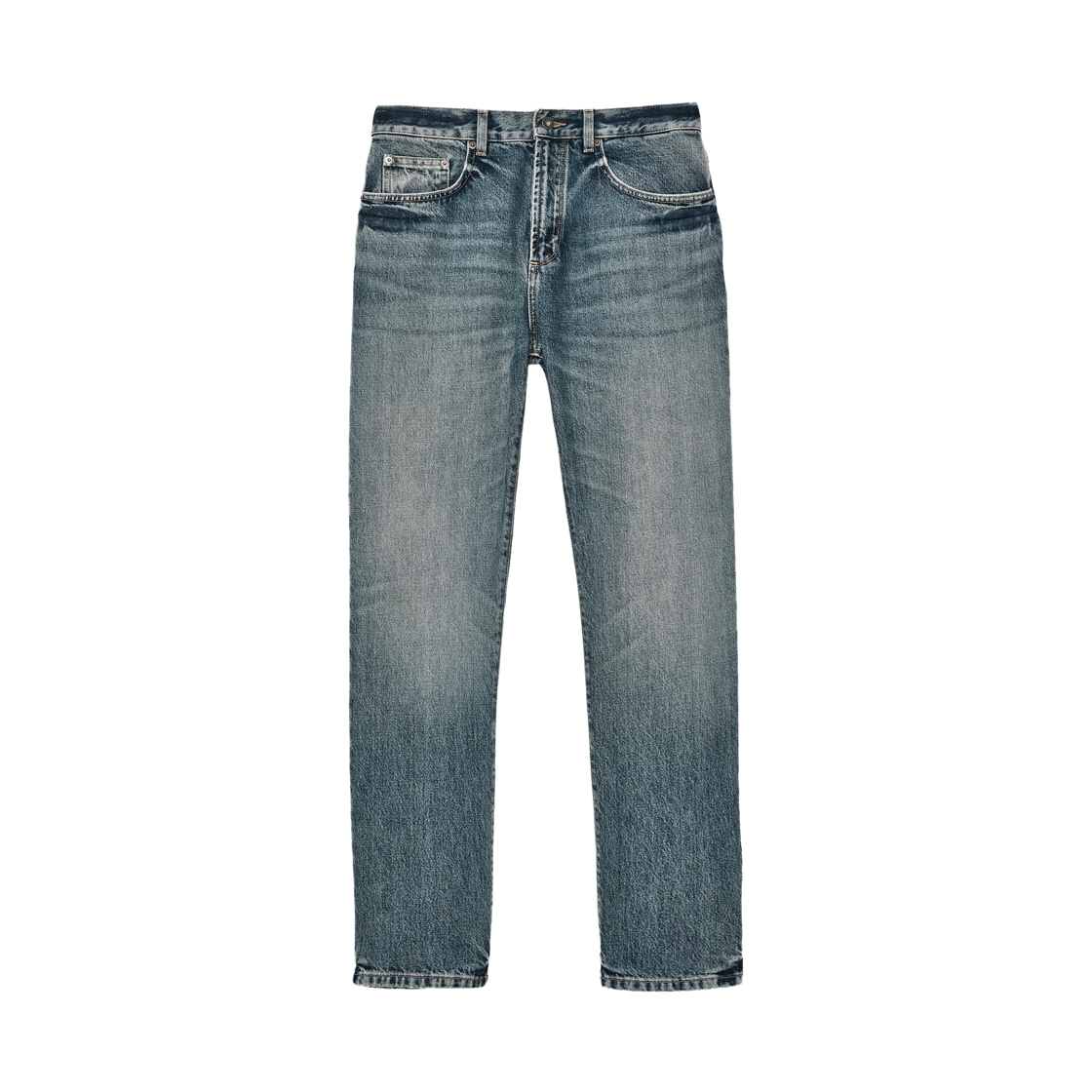 자라 x 배드 버니 스트레이트 레그 진 미디움 블루(Zara x Bad Bunny Straight Leg Jeans Medium Blue)