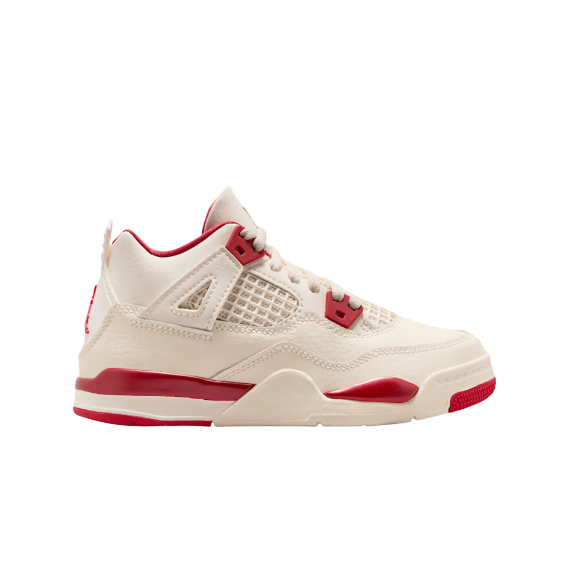 HV4385-108 (PS) Jordan 4 Retro Pale Ivory Sierra Red