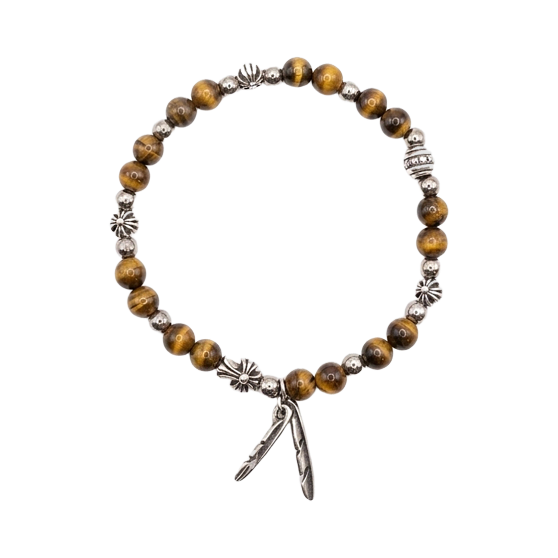 [KREAM 단독] 디셈버텐 타이거아이즈 비즈 브레이슬릿([KREAM 단독] December Ten Tigereyes Beads Bracelet)