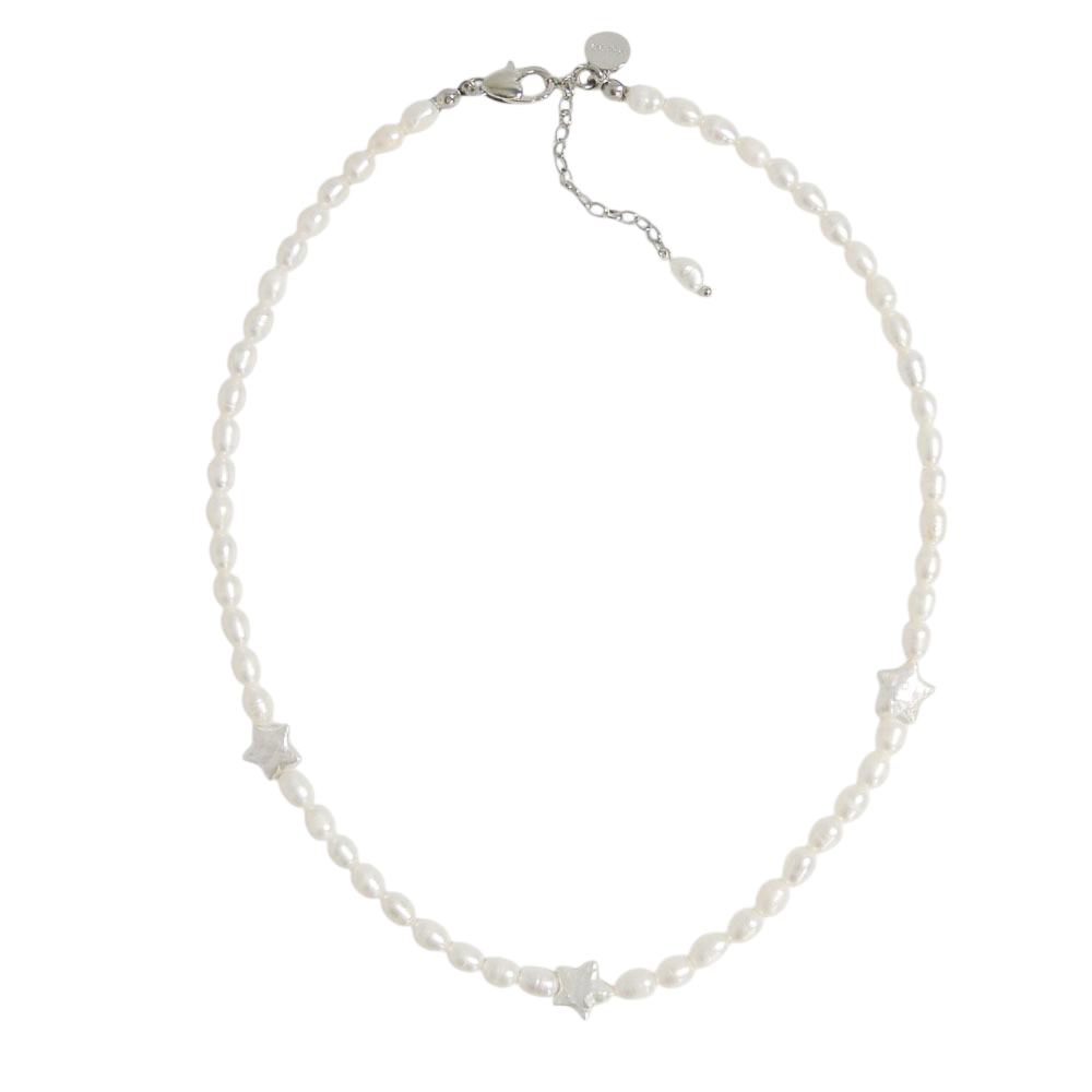 오브제213 밀키웨이 & 스타 펄 넥클리스(OBJET213 Milky way & Star Pearl Necklace)