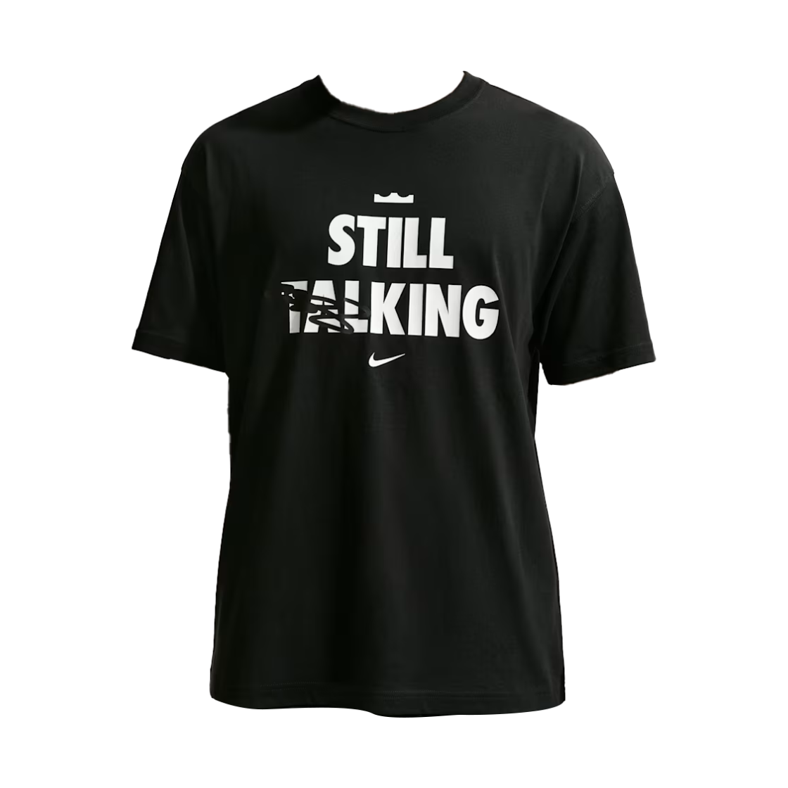 IH8584-045 Nike Lebron Shut Up and Dribble Basketball T-Shirt Black - Asia