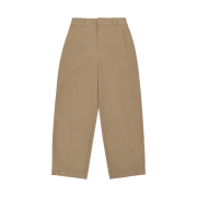 (W) Uniqlo Jersey Barrel Leg Pants Beige - JP