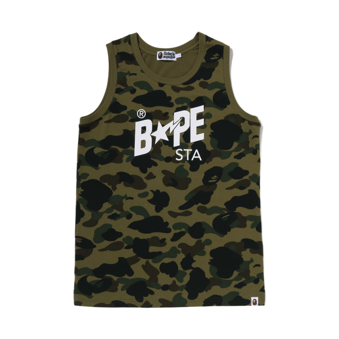 - BAPE 1st Camo Bape Sta Tank Top Green
