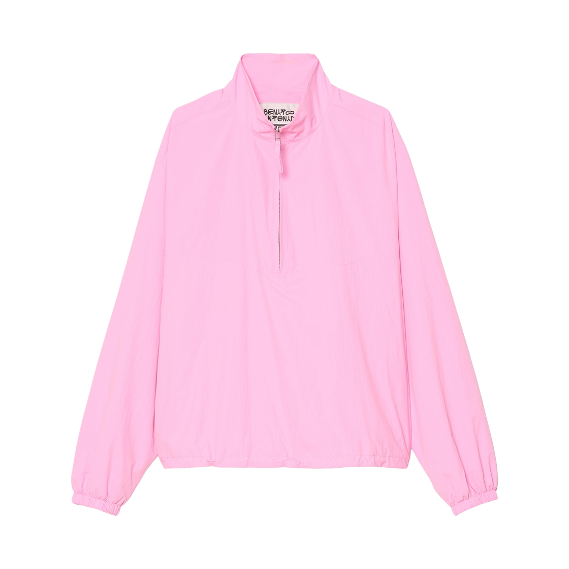 자라 x 배드 버니 릴렉스핏 캥거루 윈드브레이커 자켓 로즈핑크(Zara x Bad Bunny Relaxed Fit Kangaroo Windbreaker Jacket Rose Pink) - 1