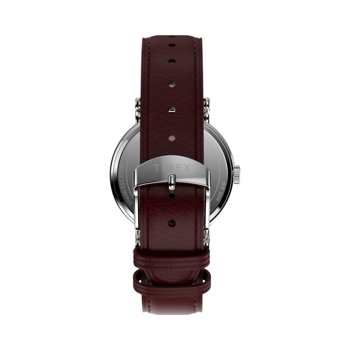 타이맥스 x 해리포터 위켄더 플랫폼 9 3/4 37mm 레더 스트랩 워치 실버 스테인리스 스틸(Timex x Harry Potter Weekender Platform 9 3/4 37mm Leather Strap Watch Silver Stainless Steel) - 2