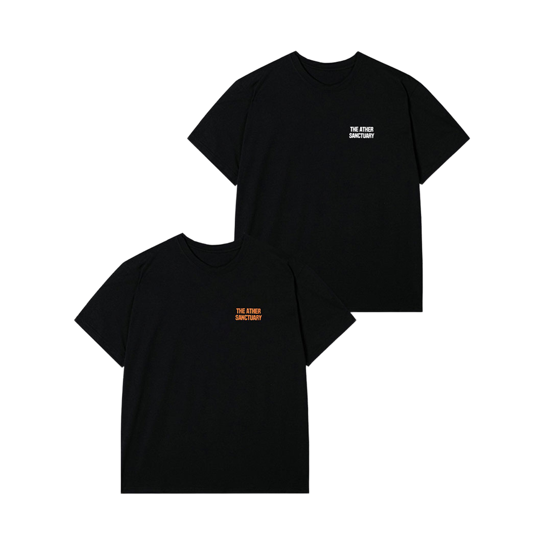 디아더생츄어리 레이스 소로나 로고 반팔티셔츠 블랙 오렌지(THE ATHER SANCTUARY Race Sorona LOGO Tee Black Orange) - 3