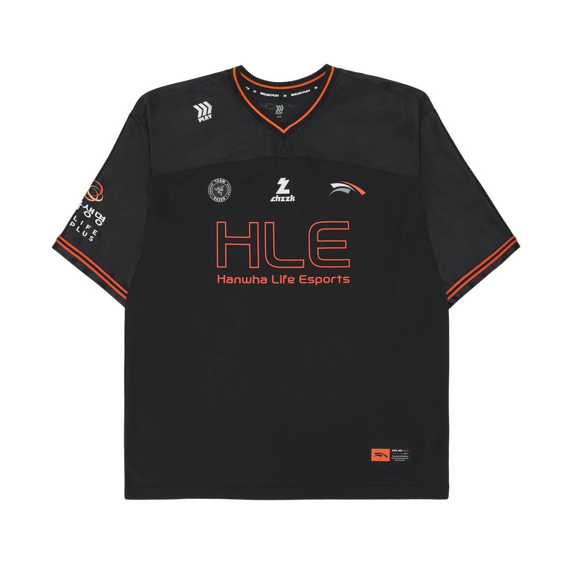 한화 생명 이스포츠 2026 HLE 어센틱 유니폼 블랙 (논 마킹 버전)(Hanwha Life Esports 2026 HLE Authentic Uniform Black (Non Marking Ver.)) - 1