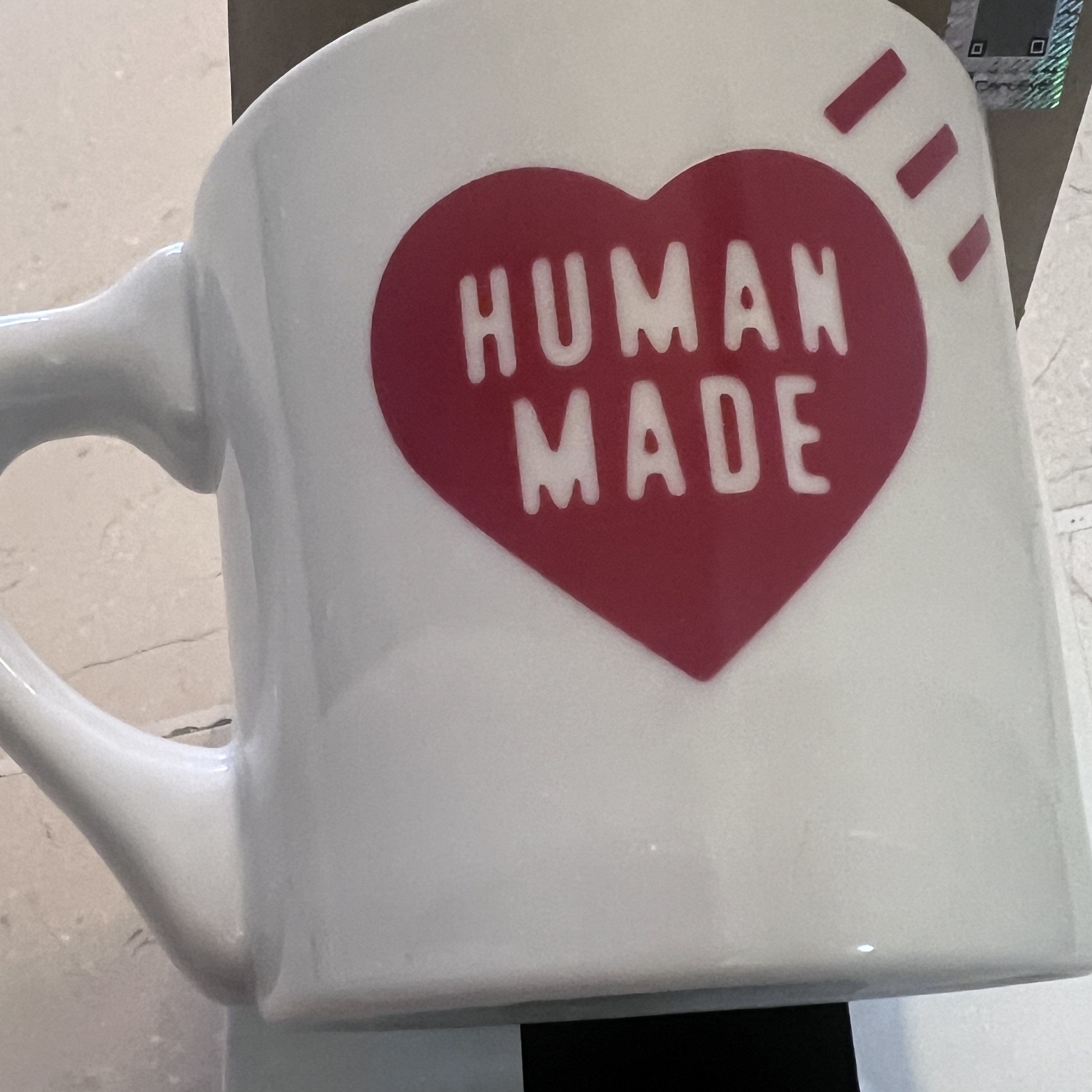 Human Made Heart Coffee Mug White 착용 스타일