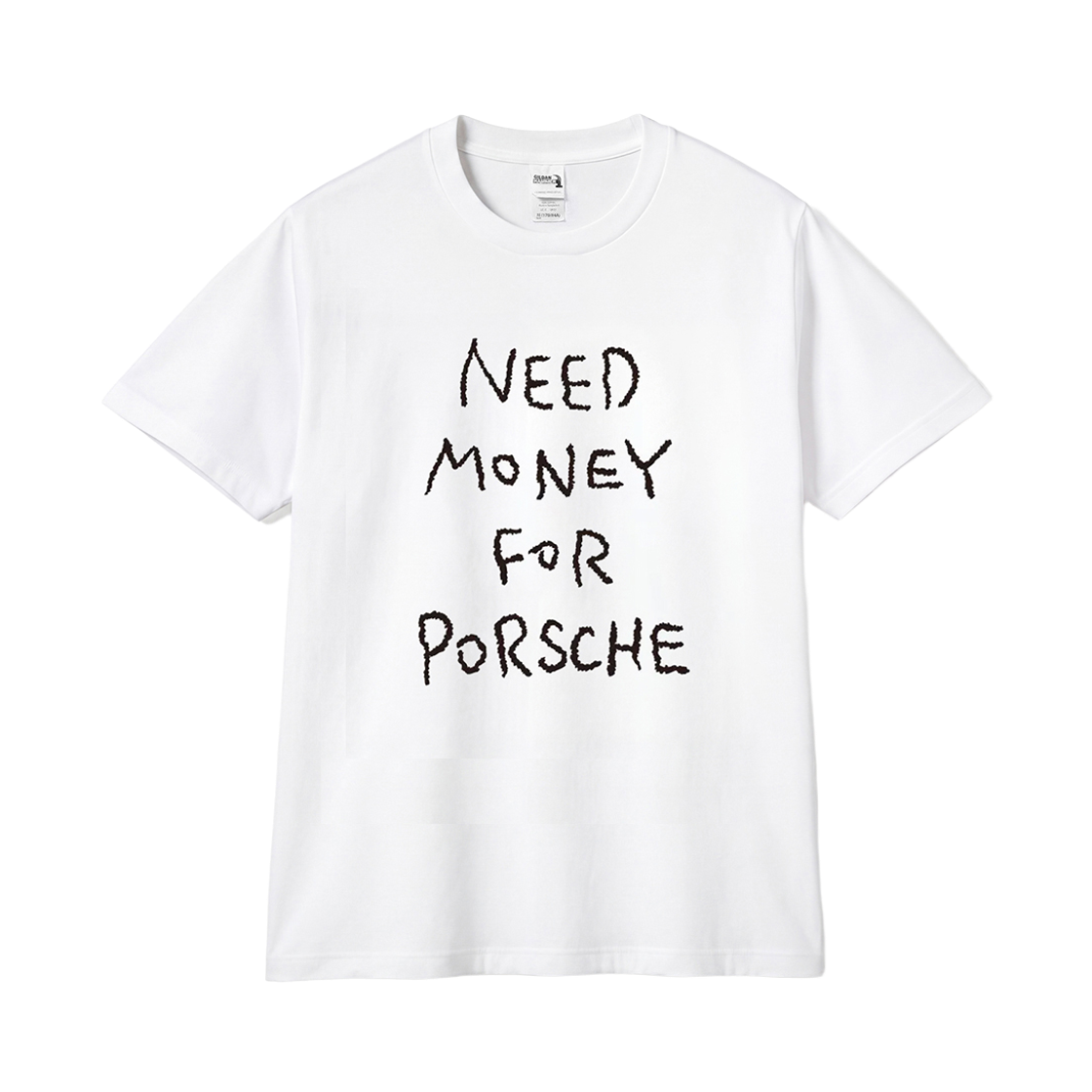 길단 X 빈티지 컬렉션 NEED MONEY FOR PORSHCE 티셔츠 (2 컬러)