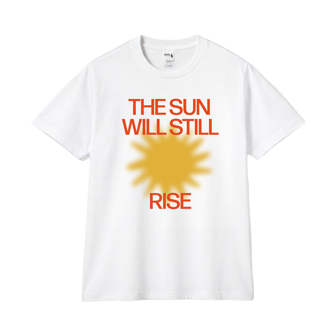 HA00 GILDAN X Summer Sun Rise T-Shirt White