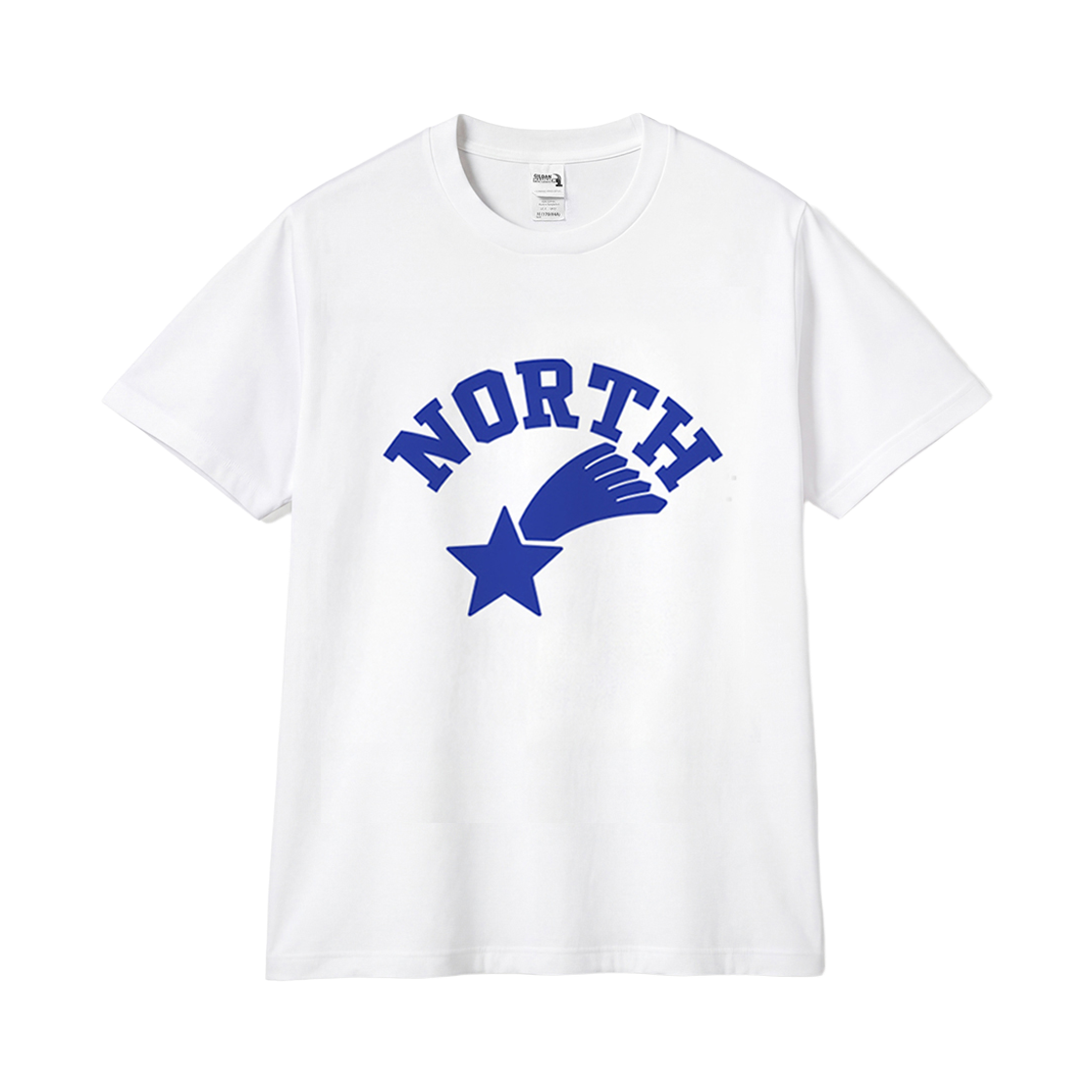 길단 x 빈티지 컬렉션 North 티셔츠 화이트