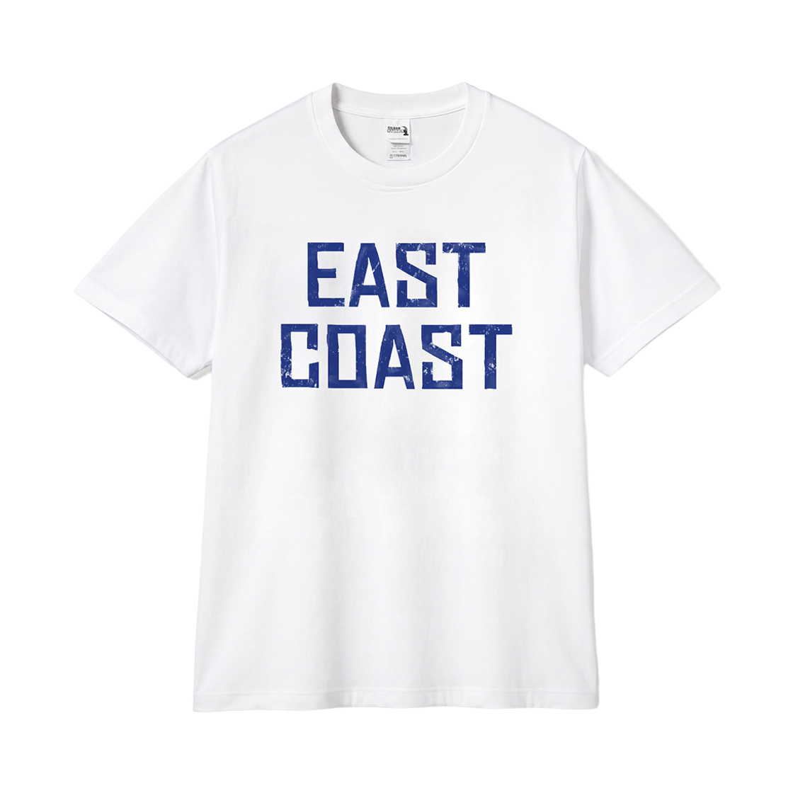 길단 X 빈티지 컬렉션 EAST COAST 티셔츠 화이트