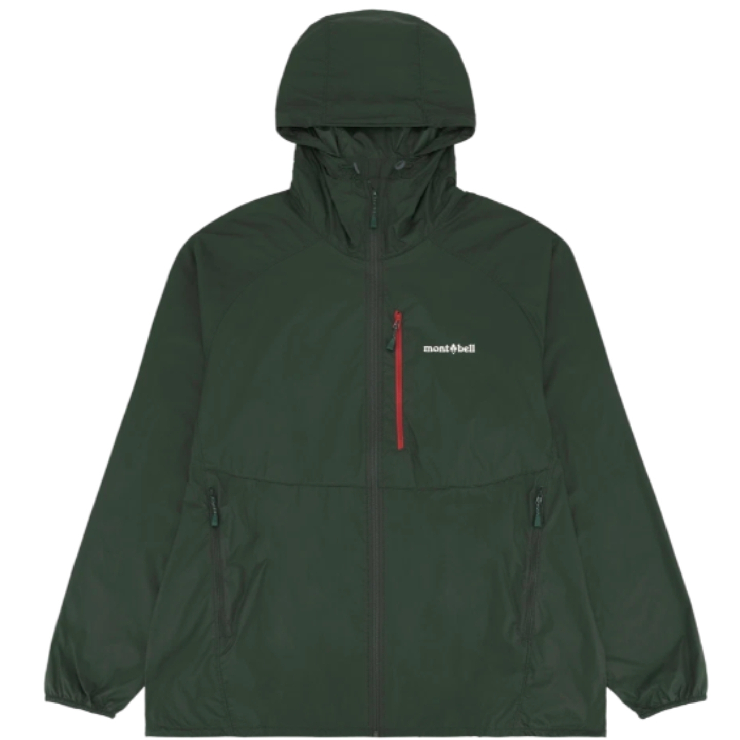 Montbell Wind Blast Hooded Jacket Dark Green 착용 스타일