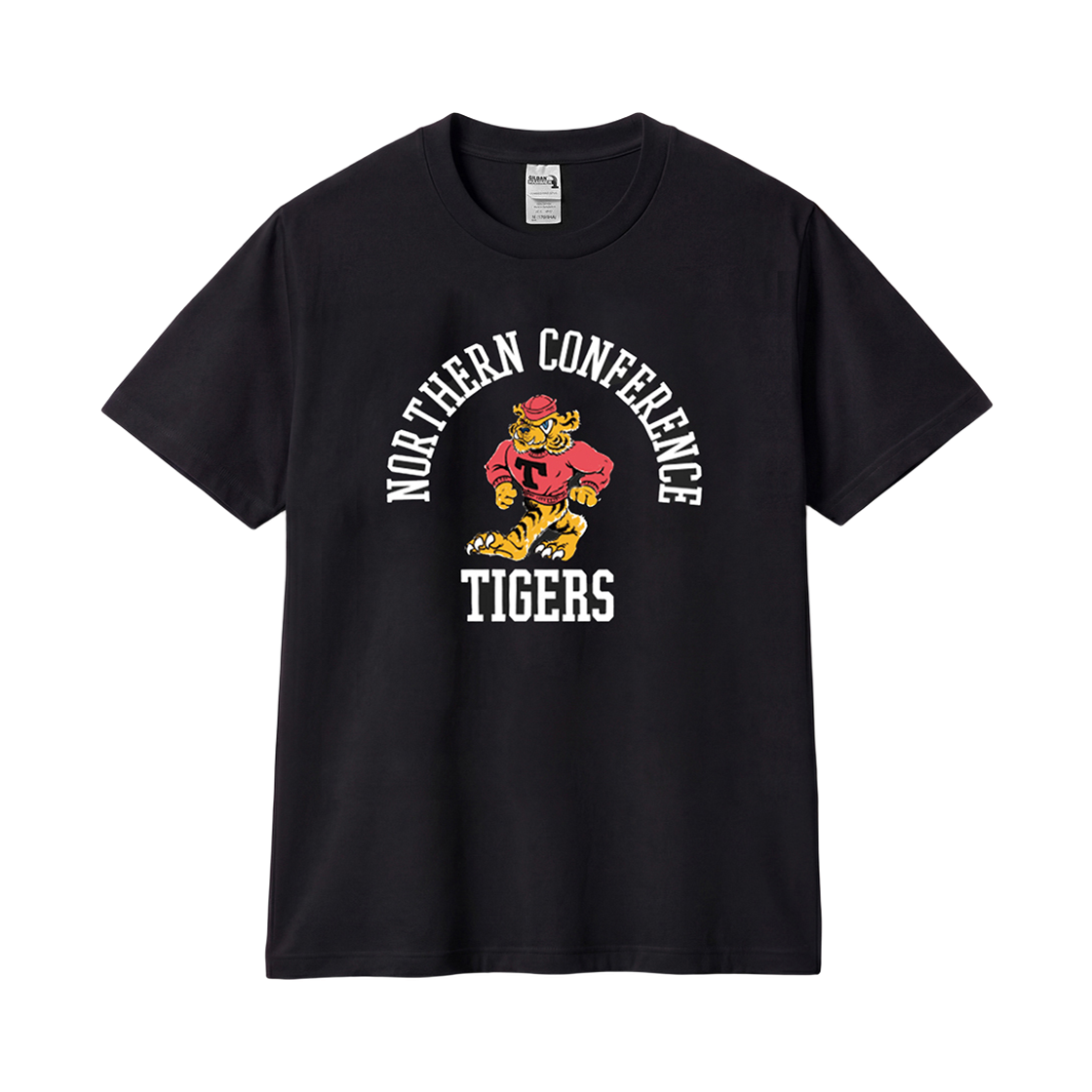Gildan X 아메리칸 컬렉션 타이거 블랙(Gildan X American Collection Tiger T-Shirt Black) - 1