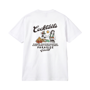Gildan X American Collection COCKTAIL T-Shirt White