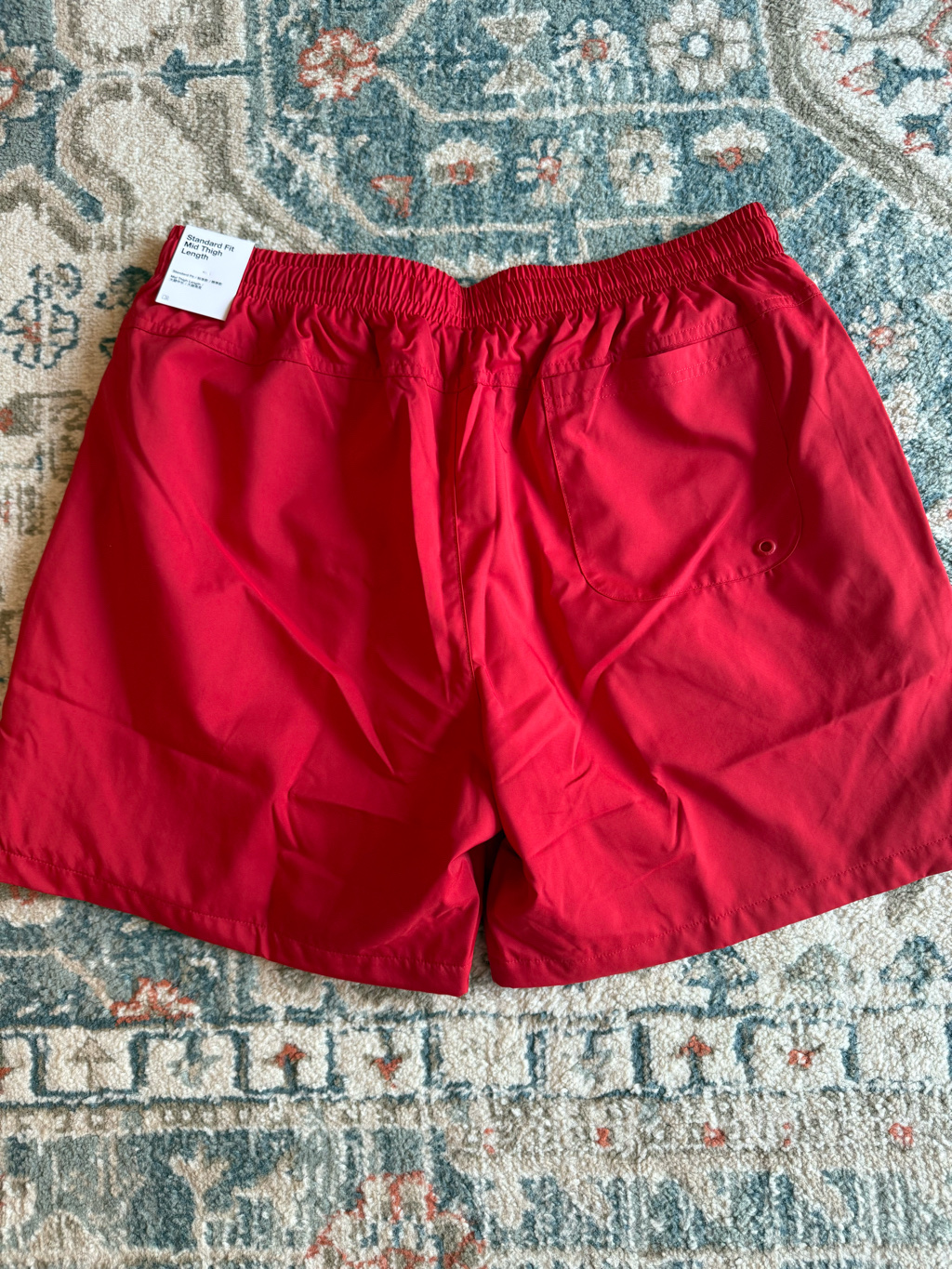 Nike NSW Woven Shorts University Red - Asia 착용 스타일 - 4