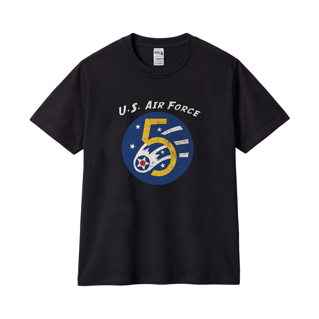 길단 X 빈티지 컬렉션 U.S AIR FORCE 티셔츠 블랙